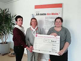 Spendenübergabe 2018 an Wildwasser Würzburg e.V.